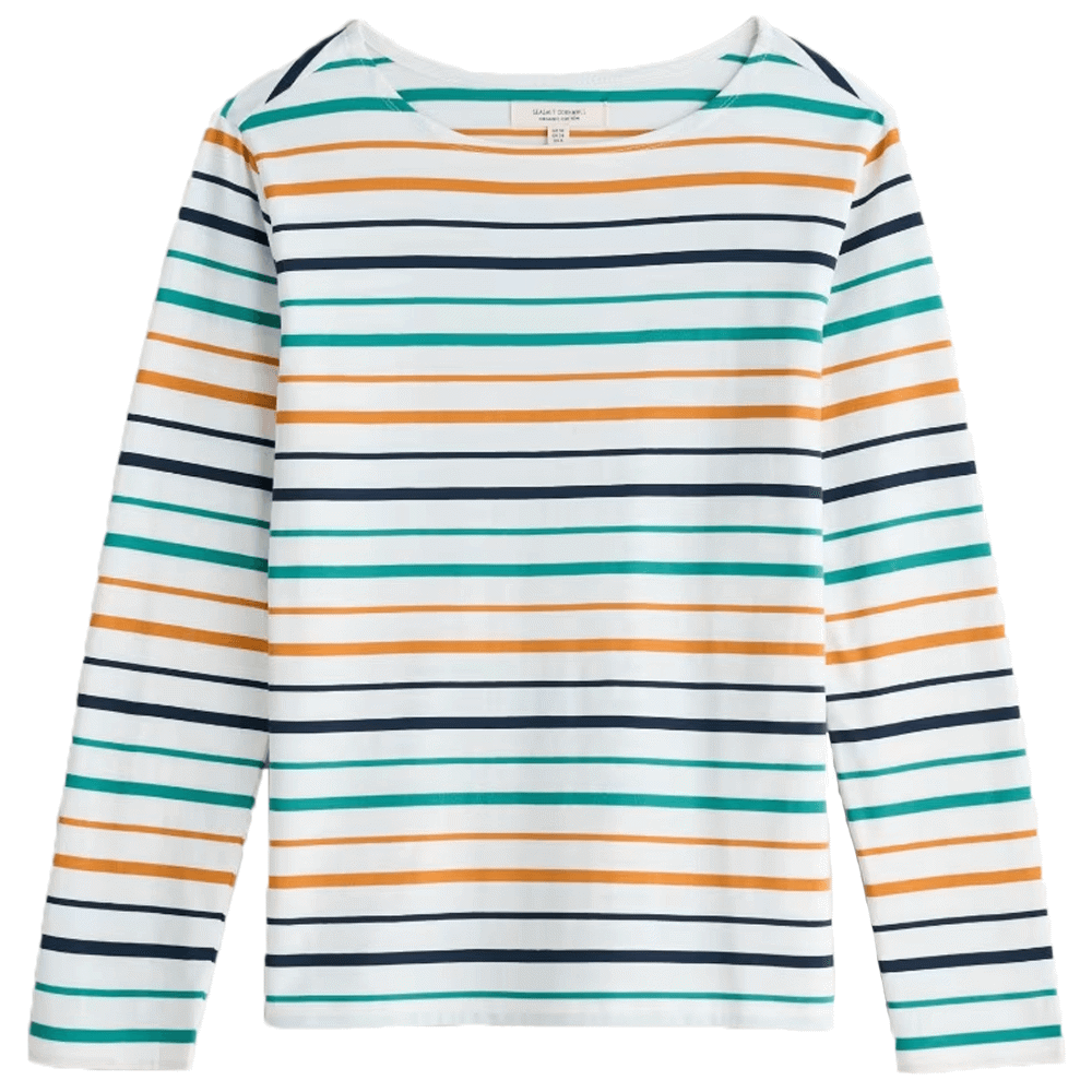 Seasalt Multi-Coloured Striped Sailor Shirt